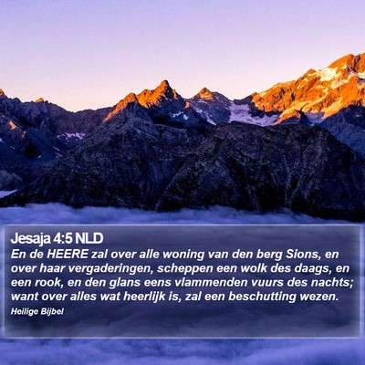 Jesaja 4:5 NLD Bible Verse Image