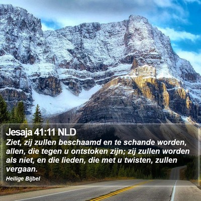 Jesaja 41:11 NLD Bible Verse Image