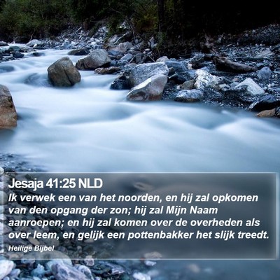 Jesaja 41:25 NLD Bible Verse Image