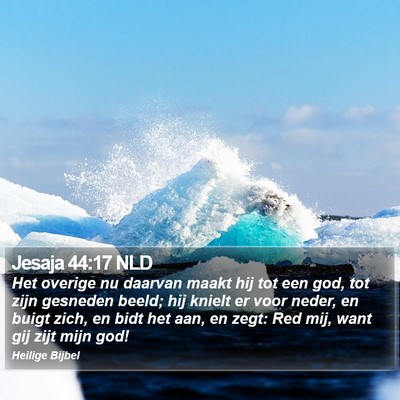 Jesaja 44:17 NLD Bible Verse Image