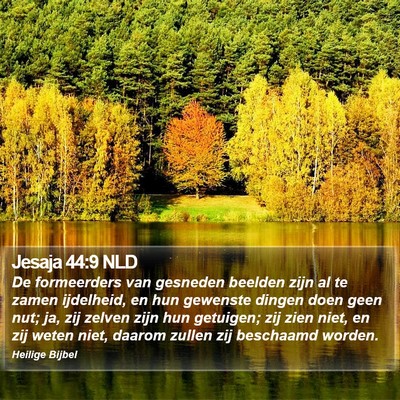 Jesaja 44:9 NLD Bible Verse Image