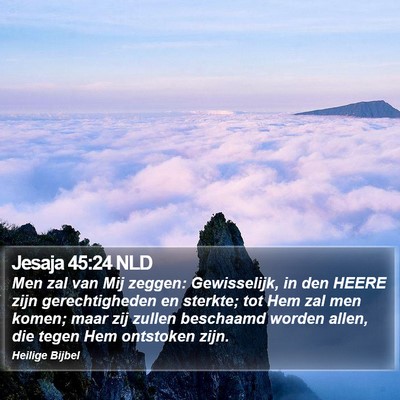 Jesaja 45:24 NLD Bible Verse Image