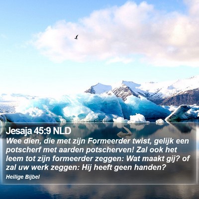 Jesaja 45:9 NLD Bible Verse Image