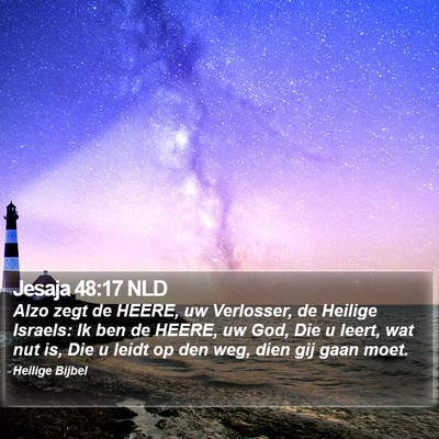 Jesaja 48:17 NLD Bible Verse Image