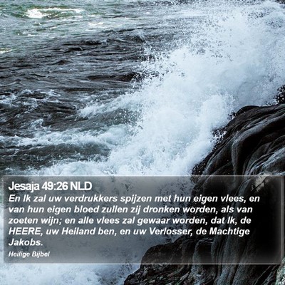 Jesaja 49:26 NLD Bible Verse Image