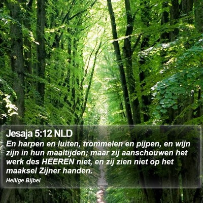 Jesaja 5:12 NLD Bible Verse Image