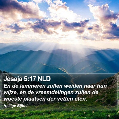 Jesaja 5:17 NLD Bible Verse Image
