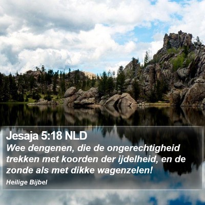 Jesaja 5:18 NLD Bible Verse Image