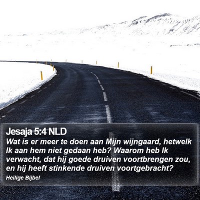 Jesaja 5:4 NLD Bible Verse Image