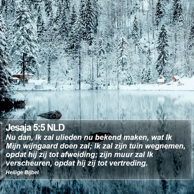 Jesaja 5:5 NLD Bible Verse Image