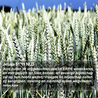 Jesaja 51:11 NLD Bible Verse Image