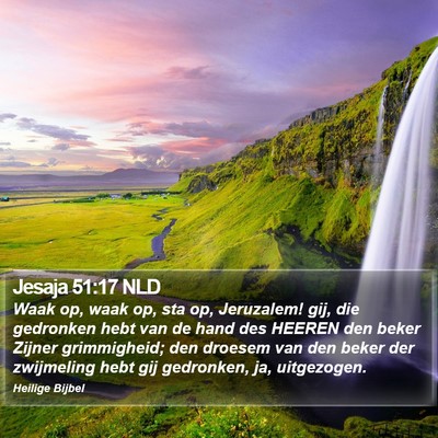 Jesaja 51:17 NLD Bible Verse Image