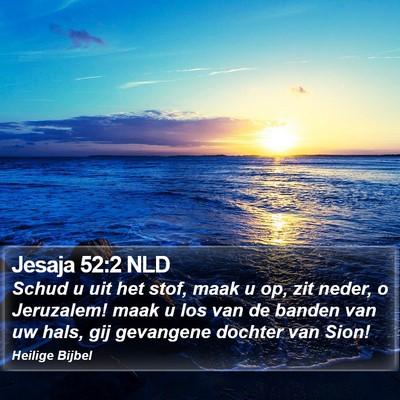 Jesaja 52:2 NLD Bible Verse Image