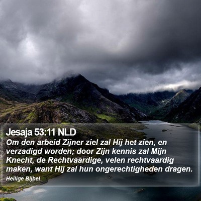 Jesaja 53:11 NLD Bible Verse Image