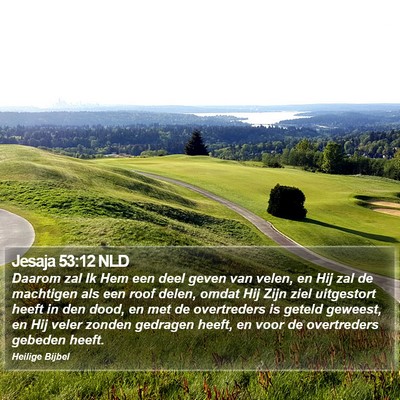 Jesaja 53:12 NLD Bible Verse Image
