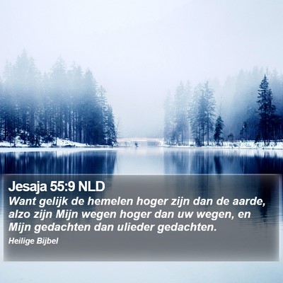 Jesaja 55:9 NLD Bible Verse Image