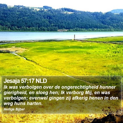 Jesaja 57:17 NLD Bible Verse Image
