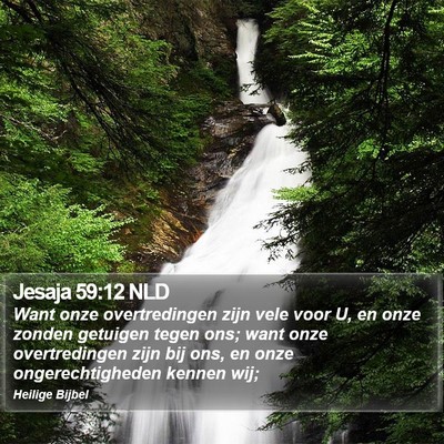 Jesaja 59:12 NLD Bible Verse Image