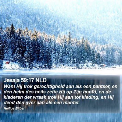 Jesaja 59:17 NLD Bible Verse Image