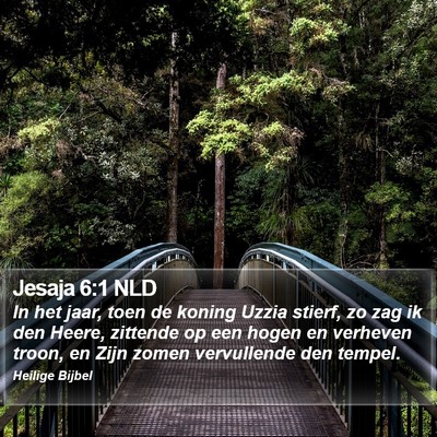 Jesaja 6:1 NLD Bible Verse Image