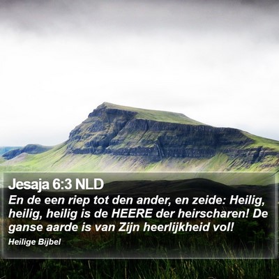 Jesaja 6:3 NLD Bible Verse Image