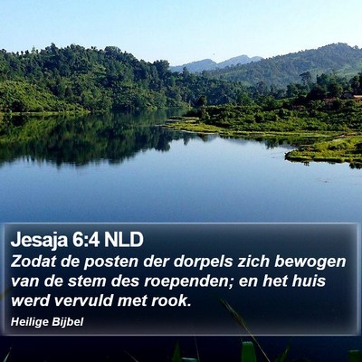 Jesaja 6:4 NLD Bible Verse Image