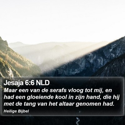 Jesaja 6:6 NLD Bible Verse Image