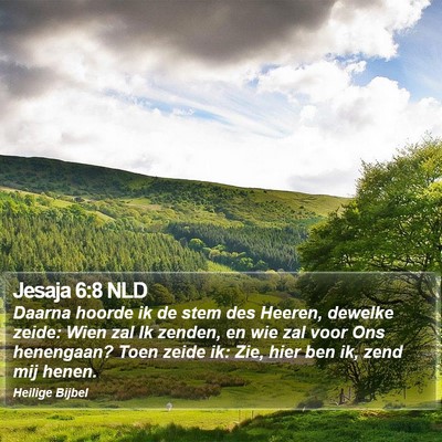 Jesaja 6:8 NLD Bible Verse Image