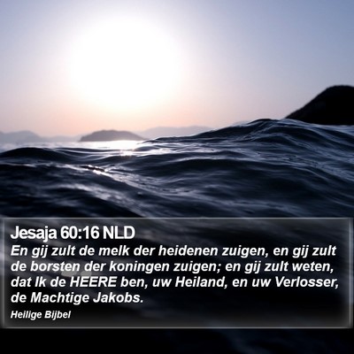 Jesaja 60:16 NLD Bible Verse Image