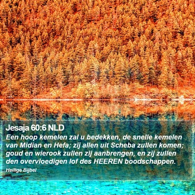 Jesaja 60:6 NLD Bible Verse Image