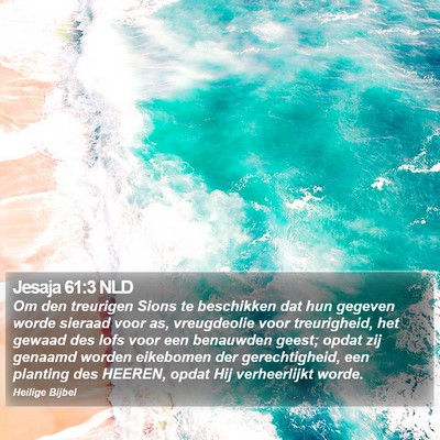 Jesaja 61:3 NLD Bible Verse Image