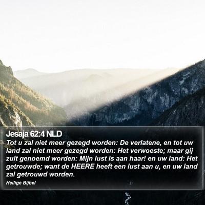 Jesaja 62:4 NLD Bible Verse Image