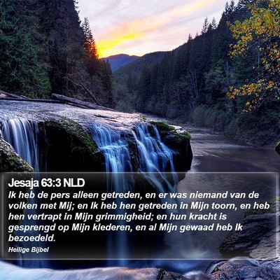 Jesaja 63:3 NLD Bible Verse Image