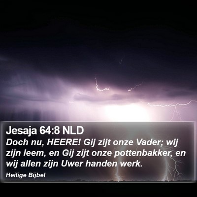 Jesaja 64:8 NLD Bible Verse Image