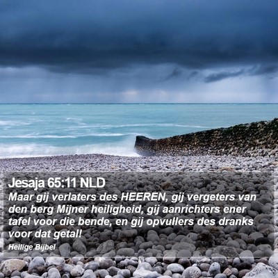 Jesaja 65:11 NLD Bible Verse Image