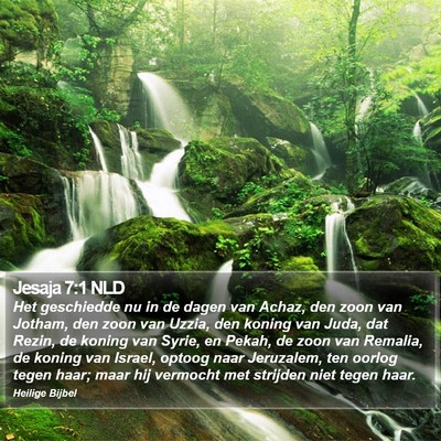 Jesaja 7:1 NLD Bible Verse Image