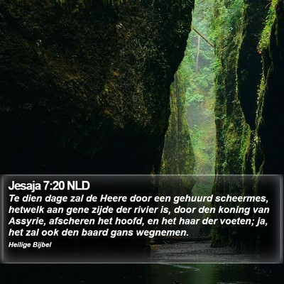 Jesaja 7:20 NLD Bible Verse Image