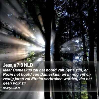 Jesaja 7:8 NLD Bible Verse Image
