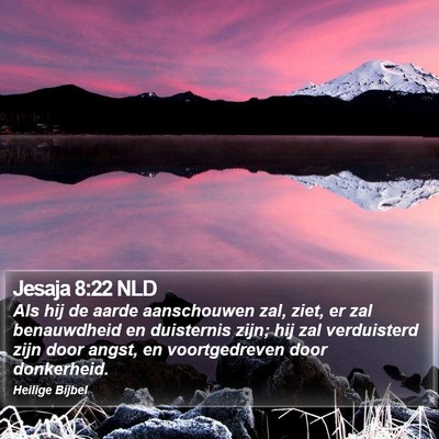 Jesaja 8:22 NLD Bible Verse Image