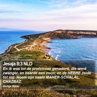 Jesaja 8:3 NLD Bible Verse Image