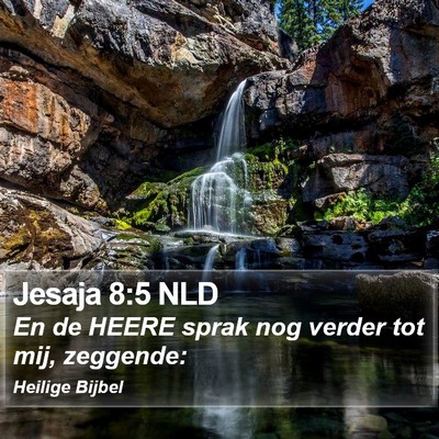 Jesaja 8:5 NLD Bible Verse Image