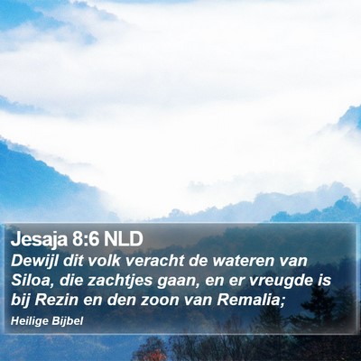 Jesaja 8:6 NLD Bible Verse Image