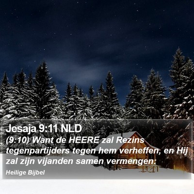 Jesaja 9:11 NLD Bible Verse Image