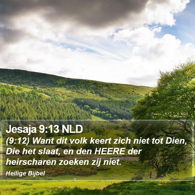 Jesaja 9:13 NLD Bible Verse Image