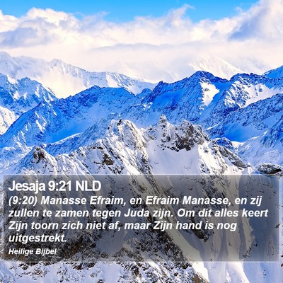 Jesaja 9:21 NLD Bible Verse Image