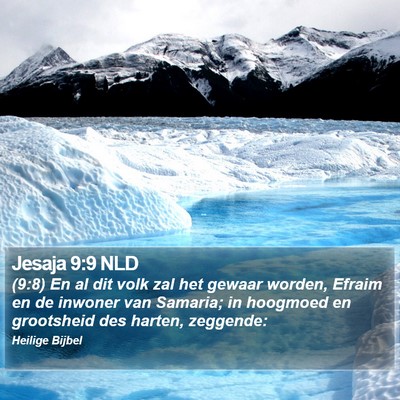 Jesaja 9:9 NLD Bible Verse Image