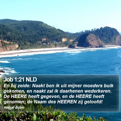 Job 1:21 NLD Bible Verse Image