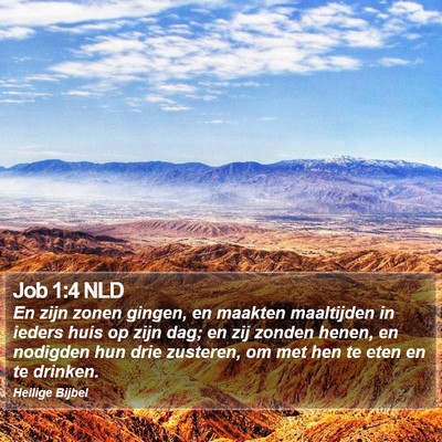 Job 1:4 NLD Bible Verse Image
