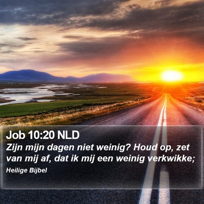 Job 10:20 NLD Bible Verse Image