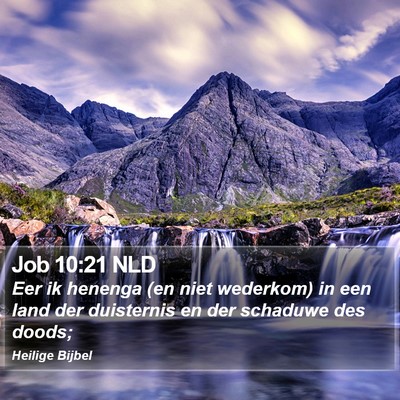 Job 10:21 NLD Bible Verse Image